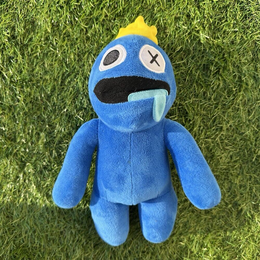 Rainbow Friends‎ Game Chapter2 Plush Stuffed figures Kids Toy Blue Doll Preowned